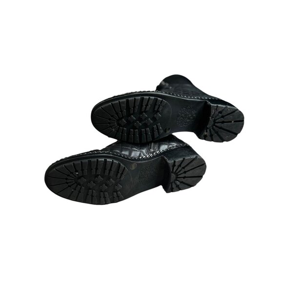 Vince Camuto Joanie Quilted Lace Up Booties - Picture 9 of 14